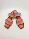 Rasteira Alexandre Birman Georgia Slide Salmon Pink