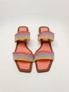 Rasteira Alexandre Birman Georgia Slide Salmon Pink