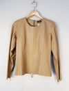 Blusa Francy Vasconcelos couro