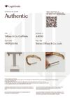 Brinco Tiffany & Co. Lock ouro rosé 18K 