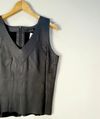 Blusa Claudia Martinez couro