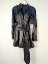 Vestido Animale couro