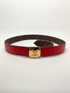 Cinto Louis Vuitton Initiales reversível 