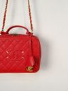 Bolsa Chanel CC Filigree Vanity Case Large 