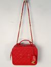 Bolsa Chanel CC Filigree Vanity Case Large 