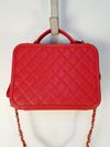 Bolsa Chanel CC Filigree Vanity Case Large 