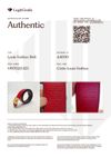 Cinto Louis Vuitton Initiales reversível 