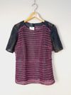 Blusa Liziane Richter couro