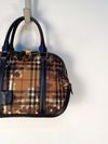 Bolsa Burberry Check Orchard Bowling Bag 