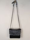Bolsa Chanel Gabrielle Hobo Medium Chevron Tweed & Transparent PVC 
