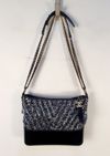 Bolsa Chanel Gabrielle Hobo Medium Chevron Tweed & Transparent PVC 