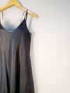 Vestido Zinnia couro