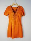 Vestido Bria couro
