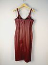 Vestido FIG couro