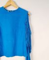 Blusa em couro