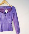 Blusa em couro 