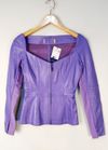 Blusa em couro 