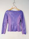 Blusa em couro 