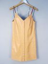 Vestido Juliana Sanmartin couro 