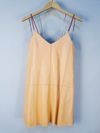 Vestido Juliana Sanmartin couro 