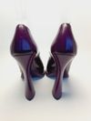 Sapato Prada Purple Leather Mary Jane Platform Pump 