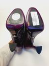 Sapato Prada Purple Leather Mary Jane Platform Pump 