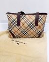 Bolsa Burberry Haymarket Check Tote 