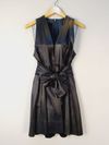 Vestido Animale couro 