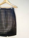 Saia Burberry couro 