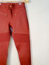 Calça Lu Brandão couro 