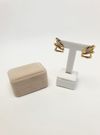 Brinco Merci ouro amarelo 18K