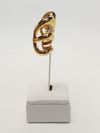 Brinco Merci ouro amarelo 18K