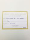 Brinco Merci ouro amarelo 18K