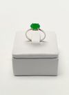 Anel Merci ouro branco 18K
