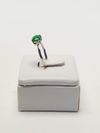 Anel Merci ouro branco 18K