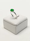 Anel Merci ouro branco 18K