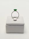 Anel Merci ouro branco 18K