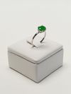 Anel Merci ouro branco 18K