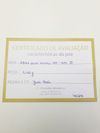 Anel Merci ouro branco 18K
