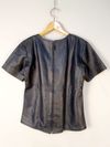Blusa Studio S. A couro 