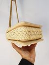 Bolsa Valentino One Stud Small Raffia Shouder Bag 