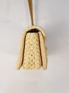 Bolsa Valentino One Stud Small Raffia Shouder Bag 
