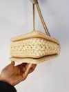Bolsa Valentino One Stud Small Raffia Shouder Bag 