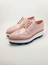 Sapato Prada Leather Plataform Oxford 
