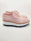 Sapato Prada Leather Plataform Oxford 