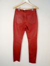 Calça Juliana Sanmartin couro 