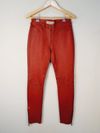 Calça Juliana Sanmartin couro 