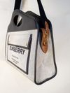 Bolsa Burberry Two-Tone Canvas 