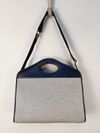 Bolsa Burberry Two-Tone Canvas 