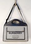 Bolsa Burberry Two-Tone Canvas 